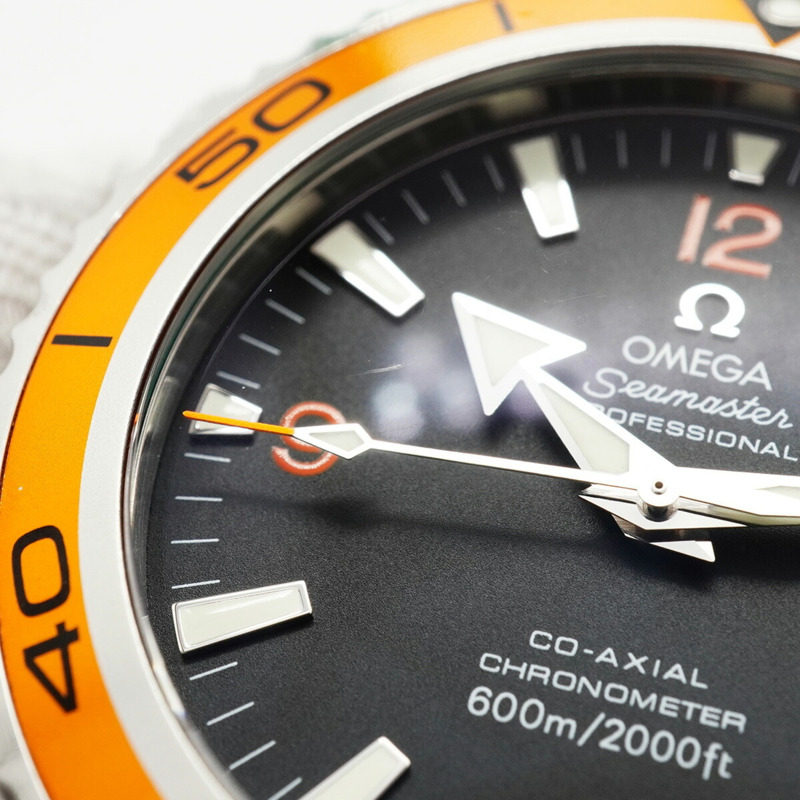 歐米茄海馬系列 2209.50 黑色錶盤男士腕錶-6