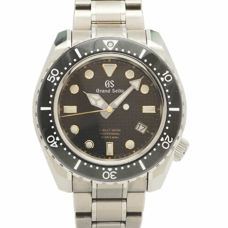 精工 Grand SBGH255 9S85-01A0 黑色錶盤男士腕錶-0