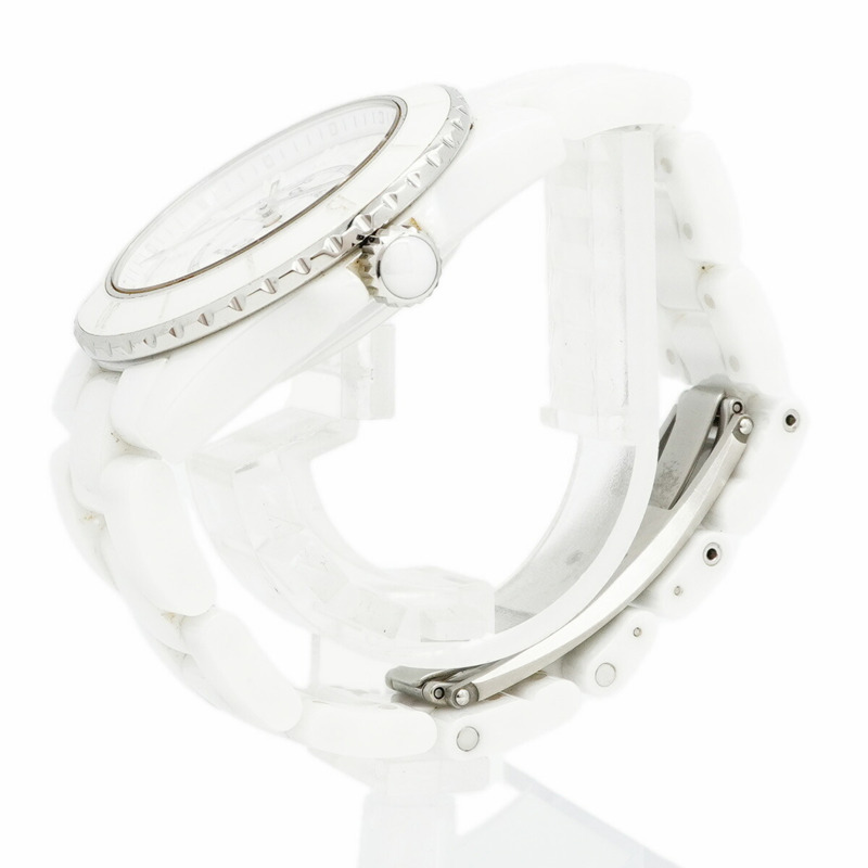 香奈兒 J12 幻影 H6186 白色錶盤男士腕錶-1