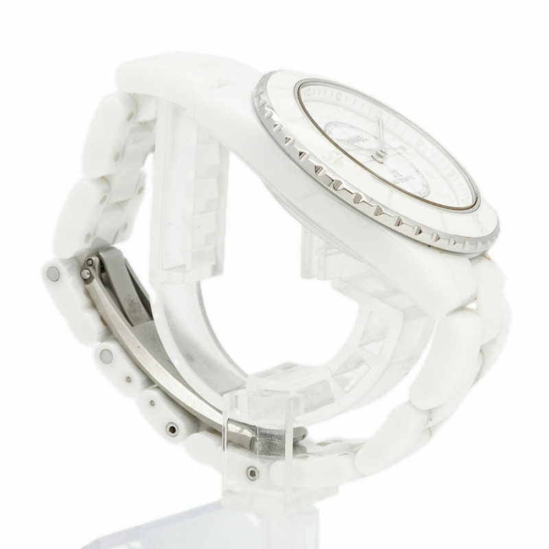 香奈兒 J12 幻影 H6186 白色錶盤男士腕錶-2