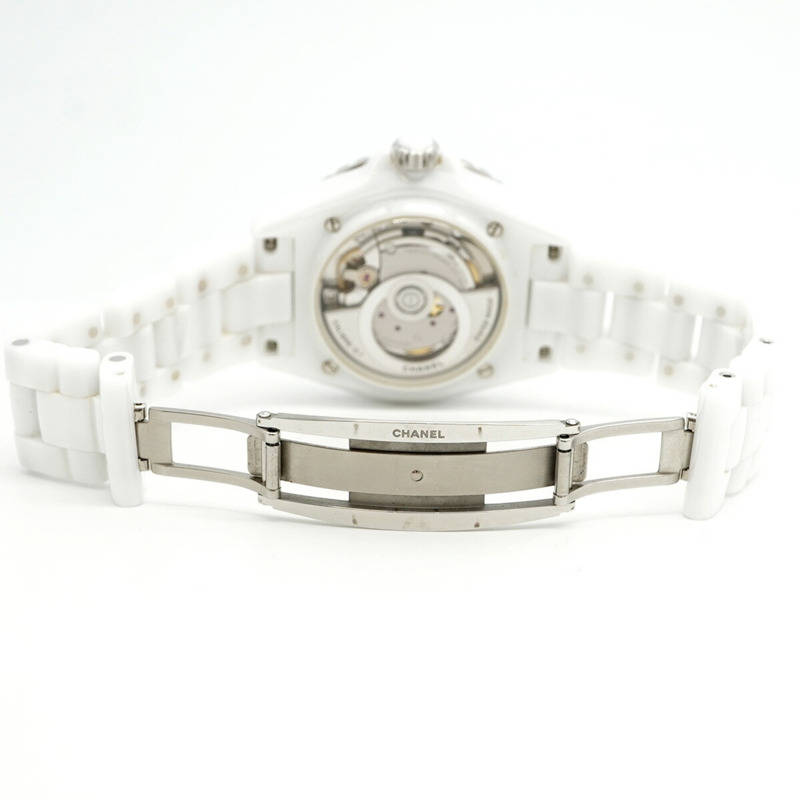 香奈兒 J12 幻影 H6186 白色錶盤男士腕錶-3