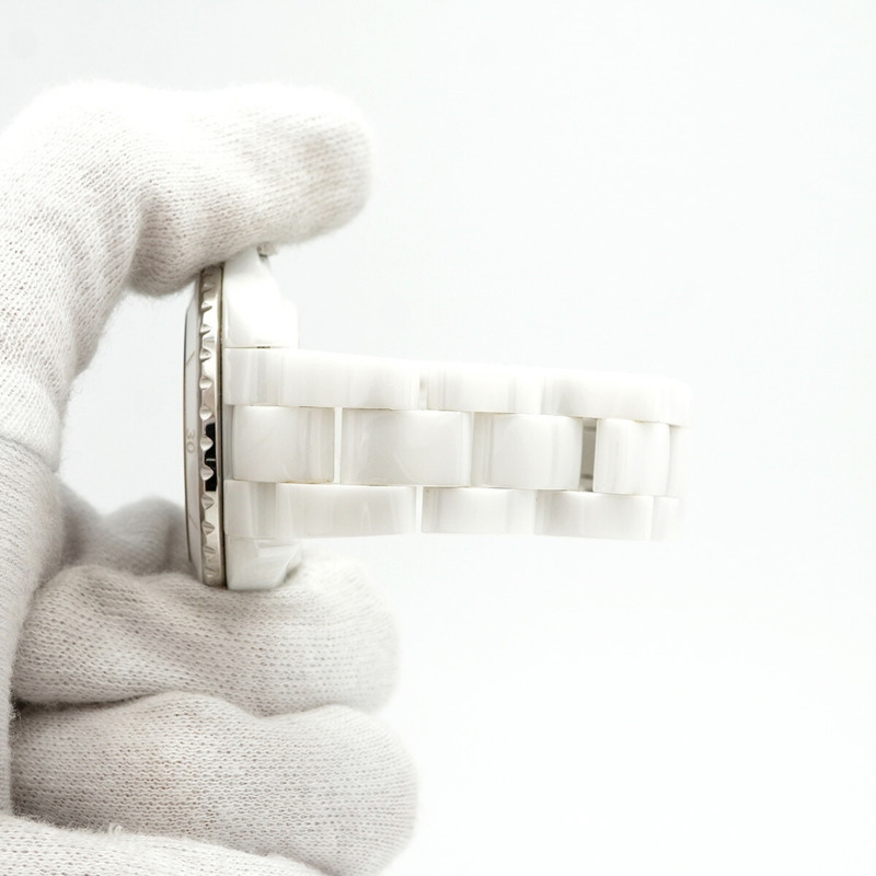 香奈兒 J12 幻影 H6186 白色錶盤男士腕錶-5