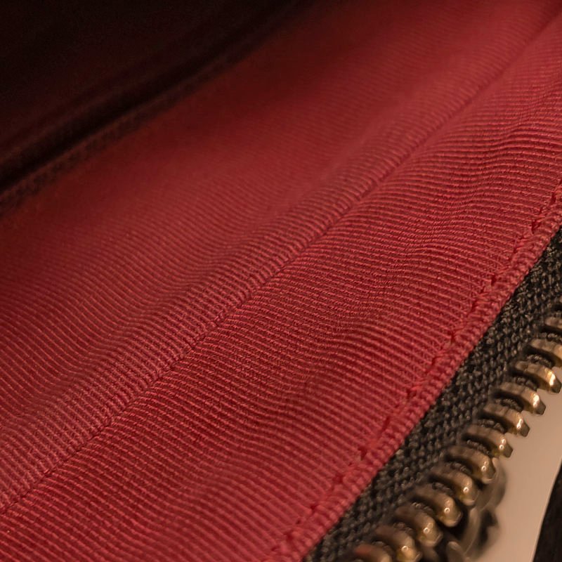 Chanel Gabrielle流浪包小號油蠟皮菱格絎縫雙 鏈條設計單肩包-9