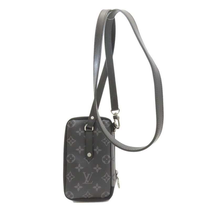 路易威登 M69534 雙手機袋單肩包 Monogram Eclipse 女士 LOUIS VUITTON-1