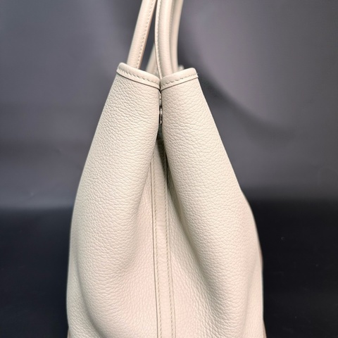 HERMÈS Tasche garden party 36 Benton 8L 冰川白