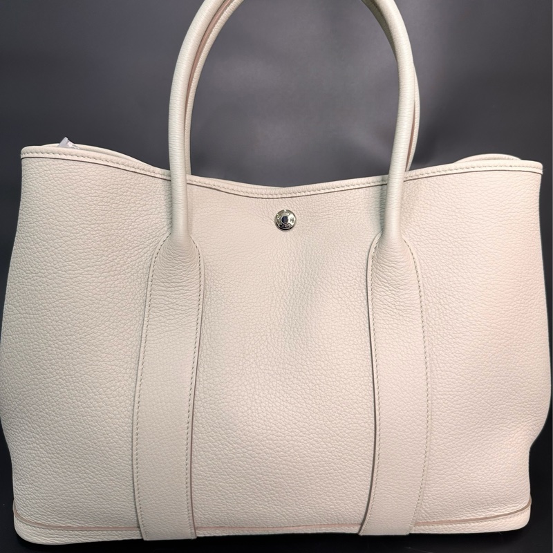 HERMÈS Tasche garden party 36 Benton 8L 冰川白-5