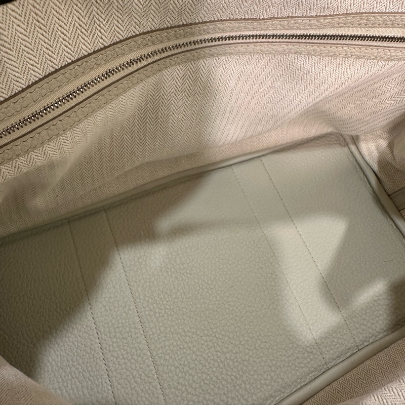 HERMÈS Tasche garden party 36 Benton 8L 冰川白-9