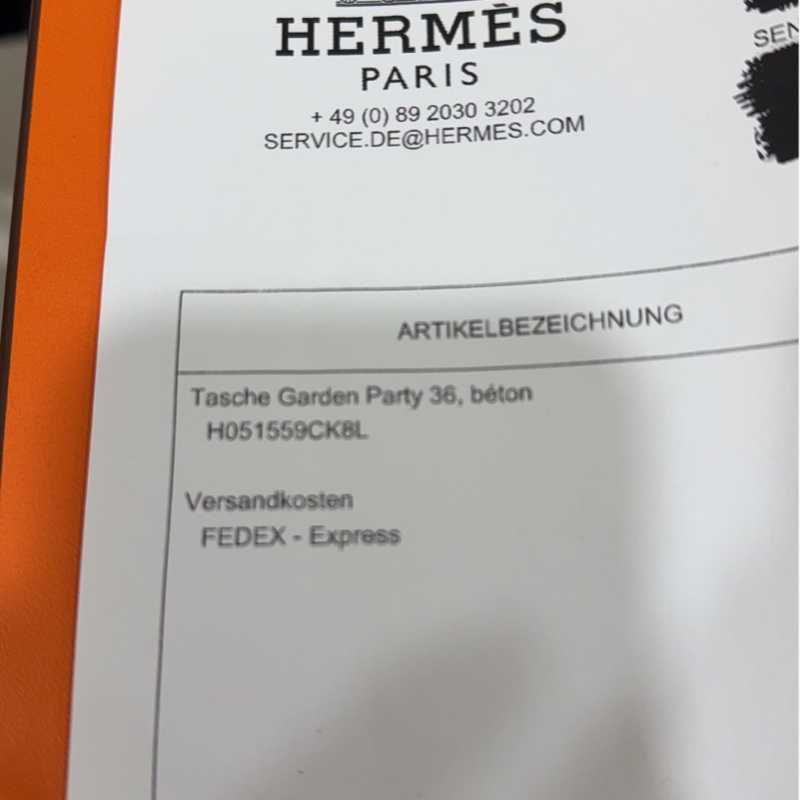 HERMÈS Tasche garden party 36 Benton 8L 冰川白-12