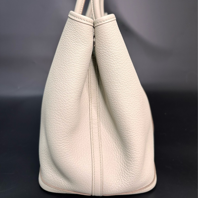 HERMÈS Tasche garden party 36 Benton 8L 冰川白-1