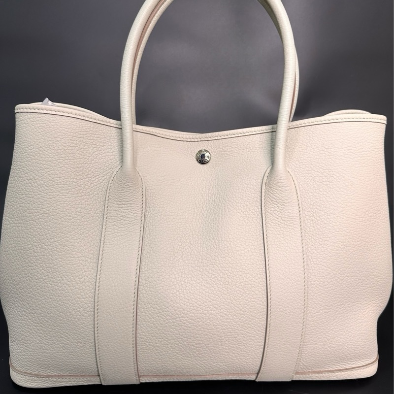 HERMÈS Tasche garden party 36 Benton 8L 冰川白-4
