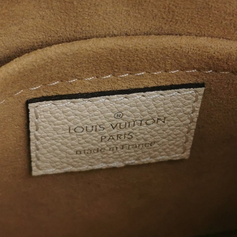 Louis Vuitton (LV)Marellini牛皮水波紋字母Logo子母包單肩包晶片款-7