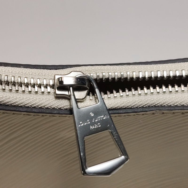 Louis Vuitton (LV)Marellini牛皮水波紋字母Logo子母包單肩包晶片款-13
