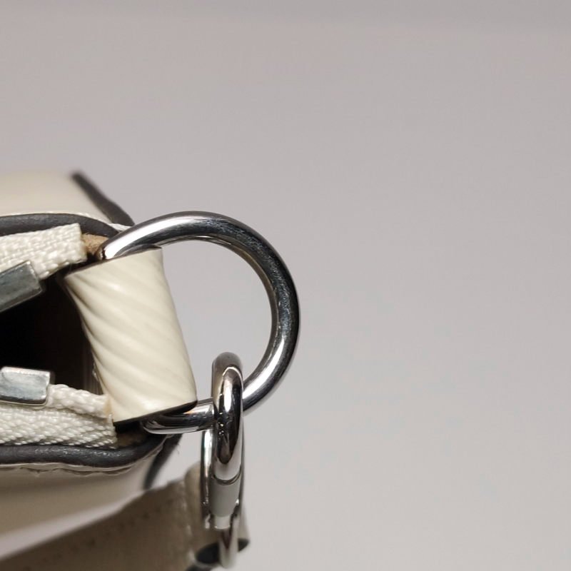 Louis Vuitton (LV)Marellini牛皮水波紋字母Logo子母包單肩包晶片款-14