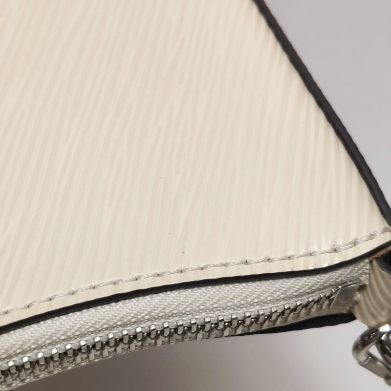 Louis Vuitton (LV)Marellini牛皮水波紋字母Logo子母包單肩包晶片款-18