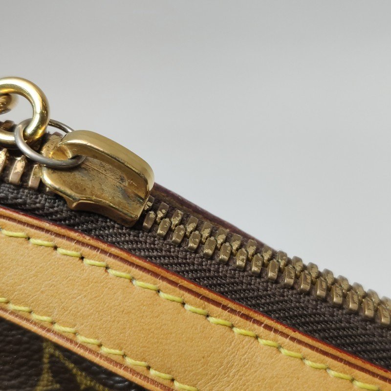 Louis Vuitton (LV)Tivoli大號植鞣革Monogram印花褶襉肩包-11