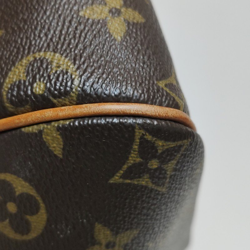 Louis Vuitton (LV)Tivoli大號植鞣革Monogram印花褶襉肩包-14