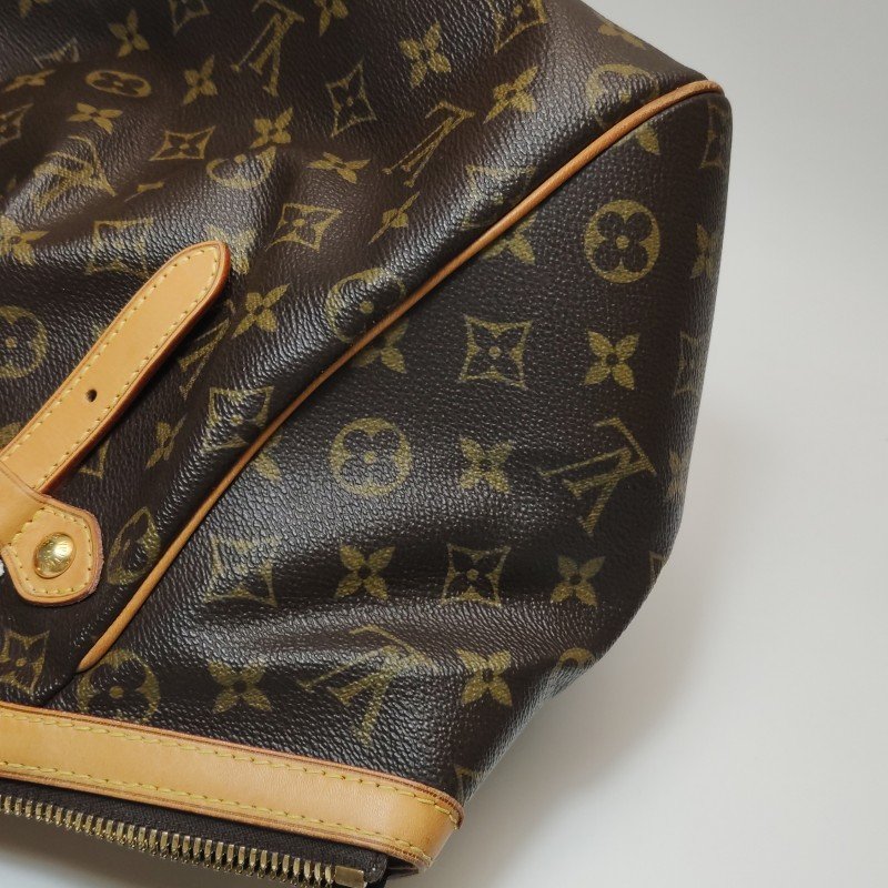 Louis Vuitton (LV)Tivoli大號植鞣革Monogram印花褶襉肩包-24