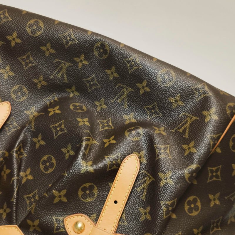 Louis Vuitton (LV)Tivoli大號植鞣革Monogram印花褶襉肩包-25