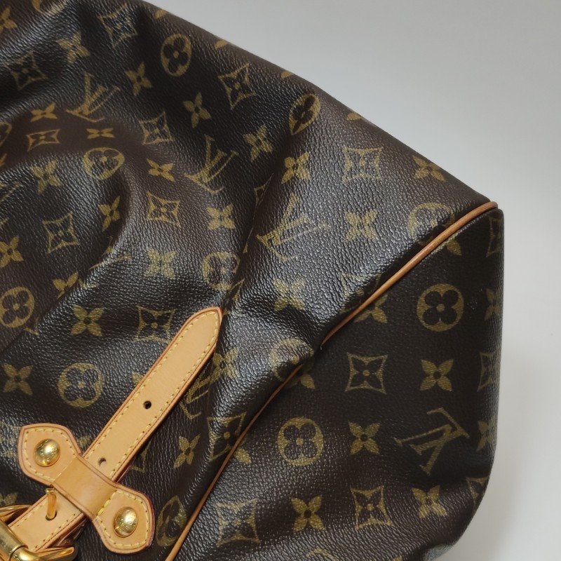 Louis Vuitton (LV)Tivoli大號植鞣革Monogram印花褶襉肩包-26