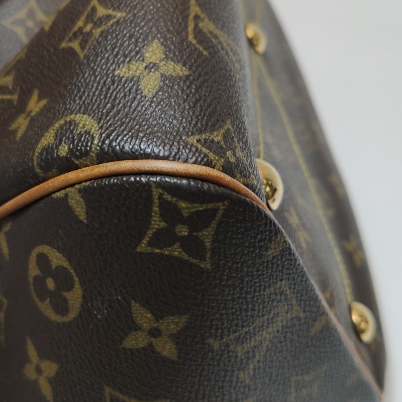 Louis Vuitton (LV)Tivoli大號植鞣革Monogram印花褶襉肩包-29