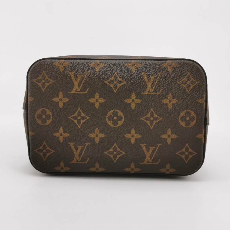 Louis Vuitton (LV) NEONOEBB植鞣革Monogram印花抽繩斜背包晶片款-5