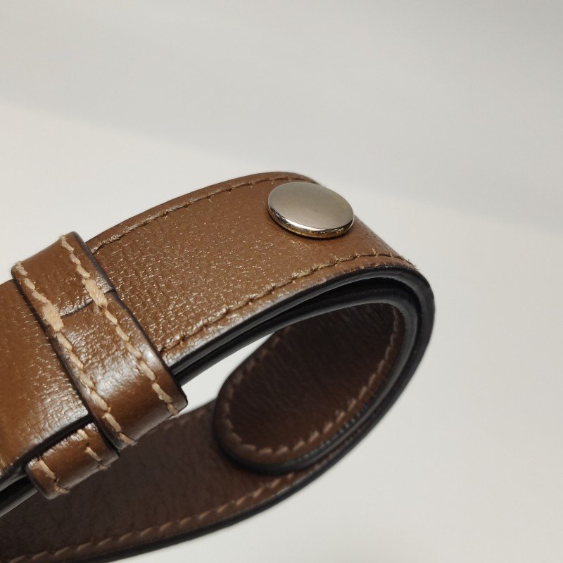 Gucci 1955中牛皮GG老花馬銜扣斜背包-14