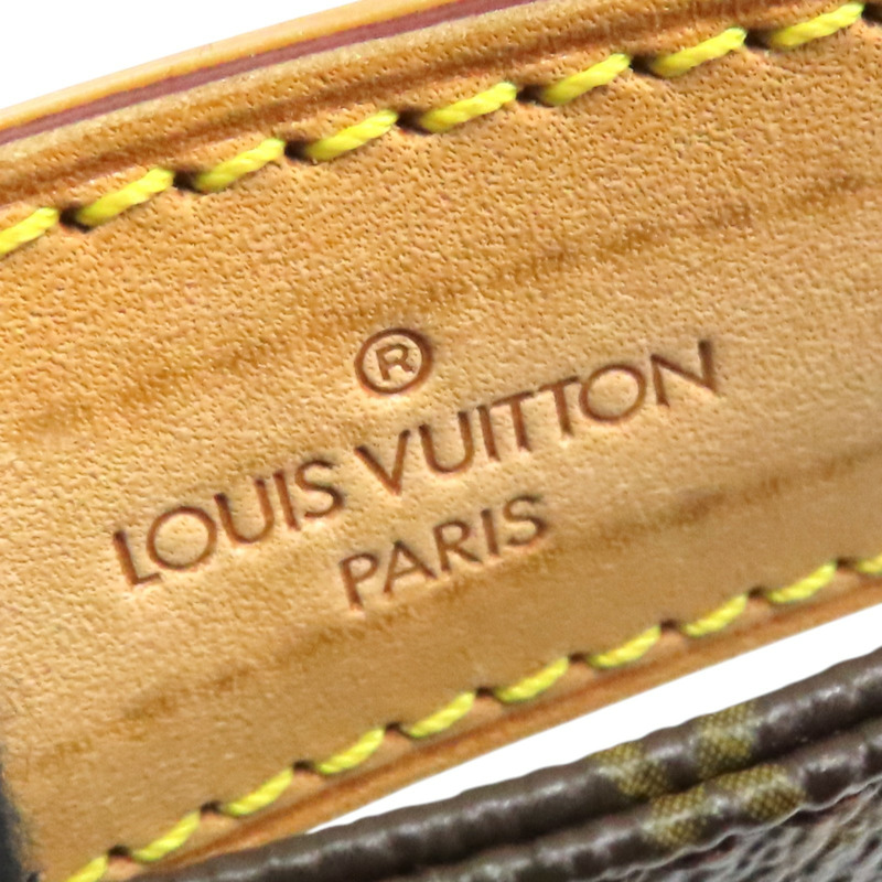 棕色 原花 PVC塗層帆布 Amazone 肩背包【LOUIS VUITTON LV 路易威登】 M45236-5