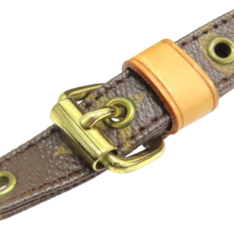 棕色 原花 PVC塗層帆布 Amazone 肩背包【LOUIS VUITTON LV 路易威登】 M45236-9