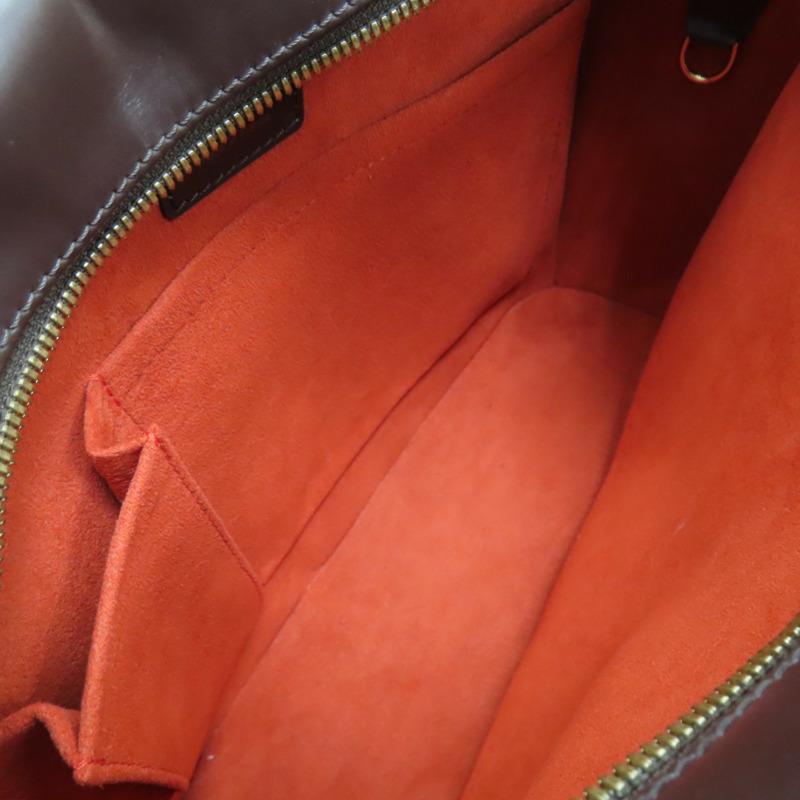 棕色 棋盤格 PVC塗層帆布 Sarria Horizontal 手提包【LOUIS VUITTON LV 路易威登】 N51282-4