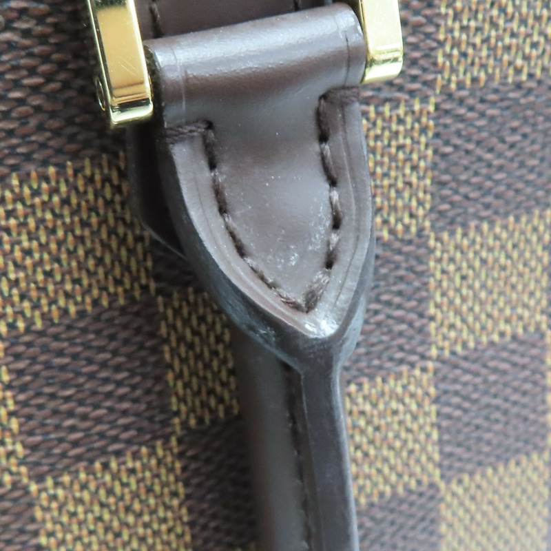 棕色 棋盤格 PVC塗層帆布 Sarria Horizontal 手提包【LOUIS VUITTON LV 路易威登】 N51282-14