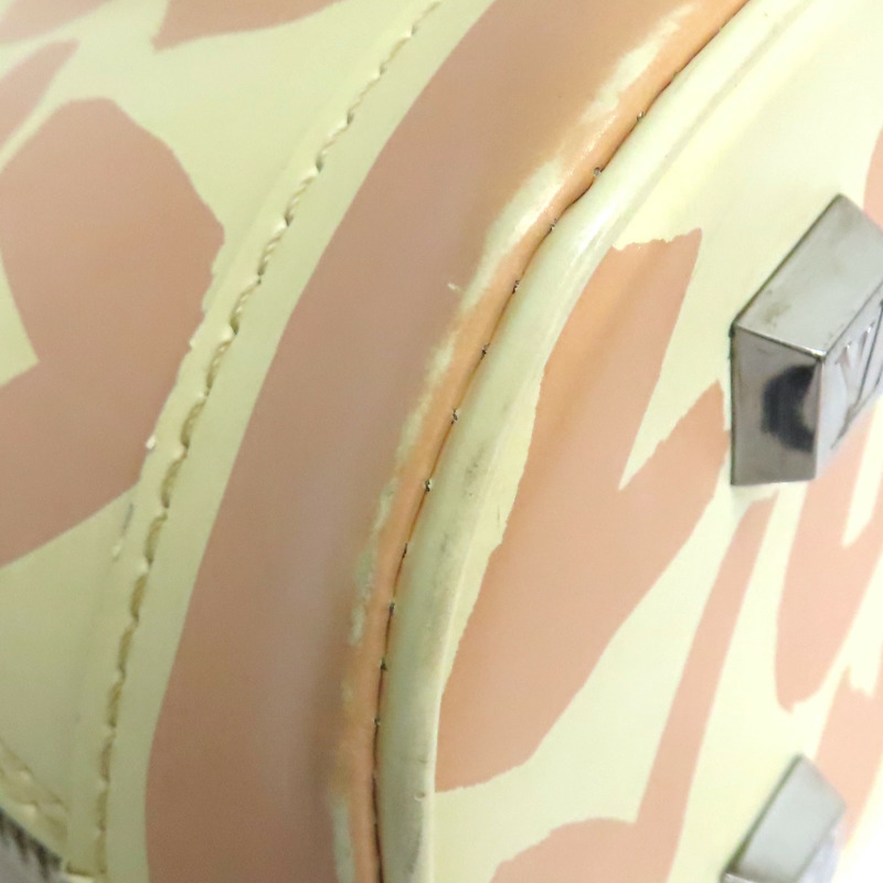 米色 牛皮 塗鴉 Alma Horizontal 手提包【LOUIS VUITTON LV 路易威登】 M92176-9