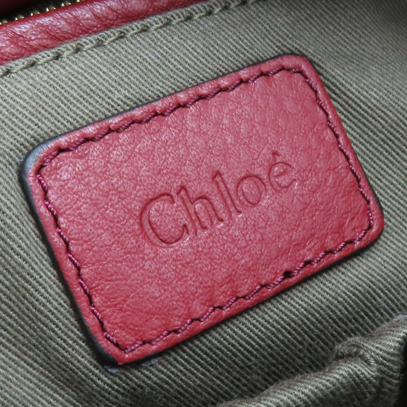 紅色 牛皮 Marcie 兩用包【Chloe 克羅伊】-7