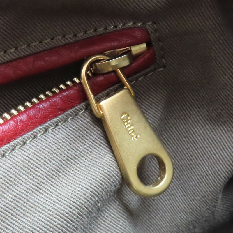 紅色 牛皮 Marcie 兩用包【Chloe 克羅伊】-9