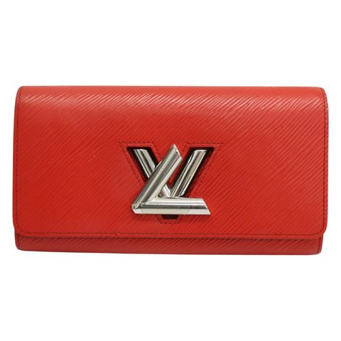 紅色 EPI水波紋 牛皮 長夾【LOUIS VUITTON LV 路易威登】 M61179