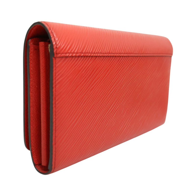 紅色 EPI水波紋 牛皮 長夾【LOUIS VUITTON LV 路易威登】 M61179-1