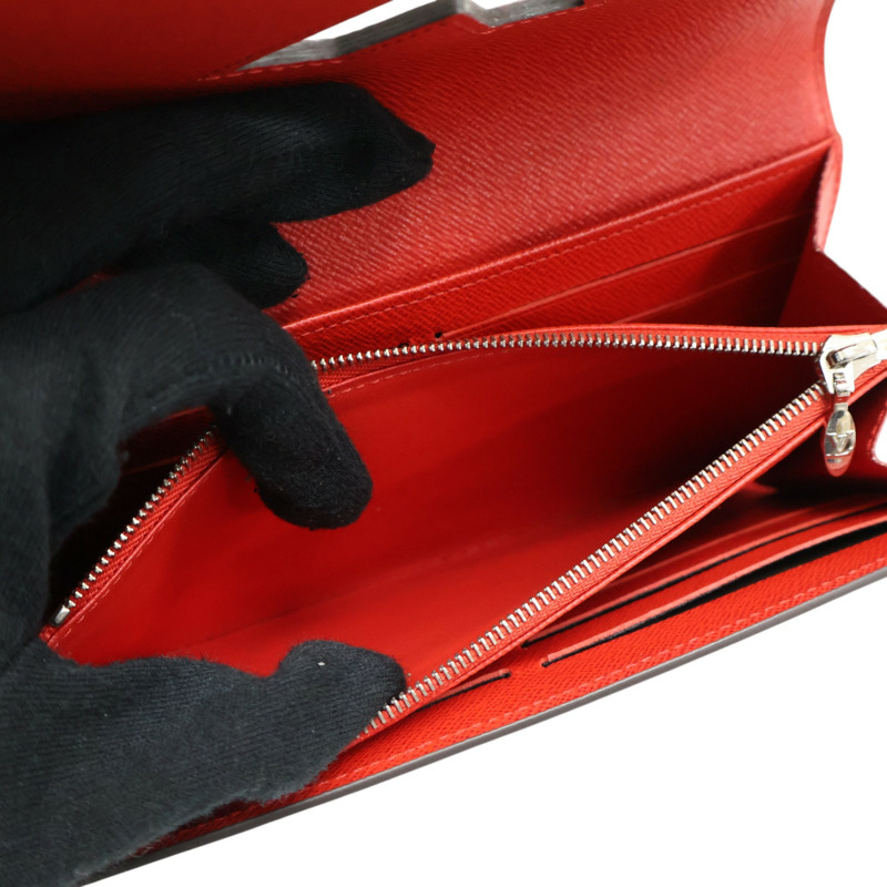 紅色 EPI水波紋 牛皮 長夾【LOUIS VUITTON LV 路易威登】 M61179-2