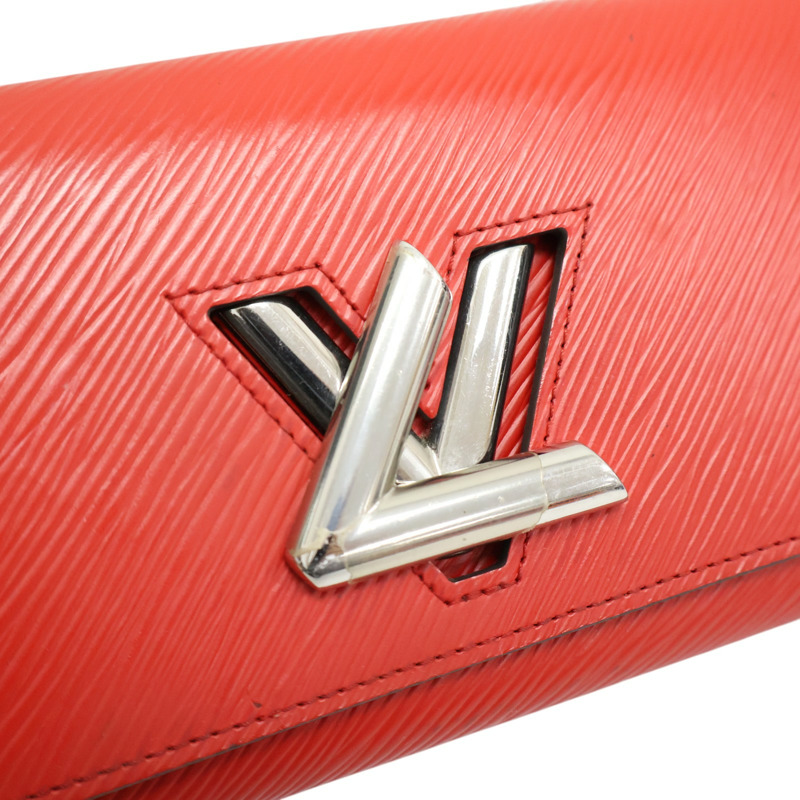紅色 EPI水波紋 牛皮 長夾【LOUIS VUITTON LV 路易威登】 M61179-5
