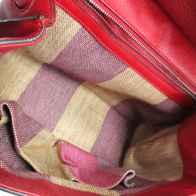 紅色 牛皮 Bamboo Daliy 兩用包【GUCCI 古馳】 370831-4