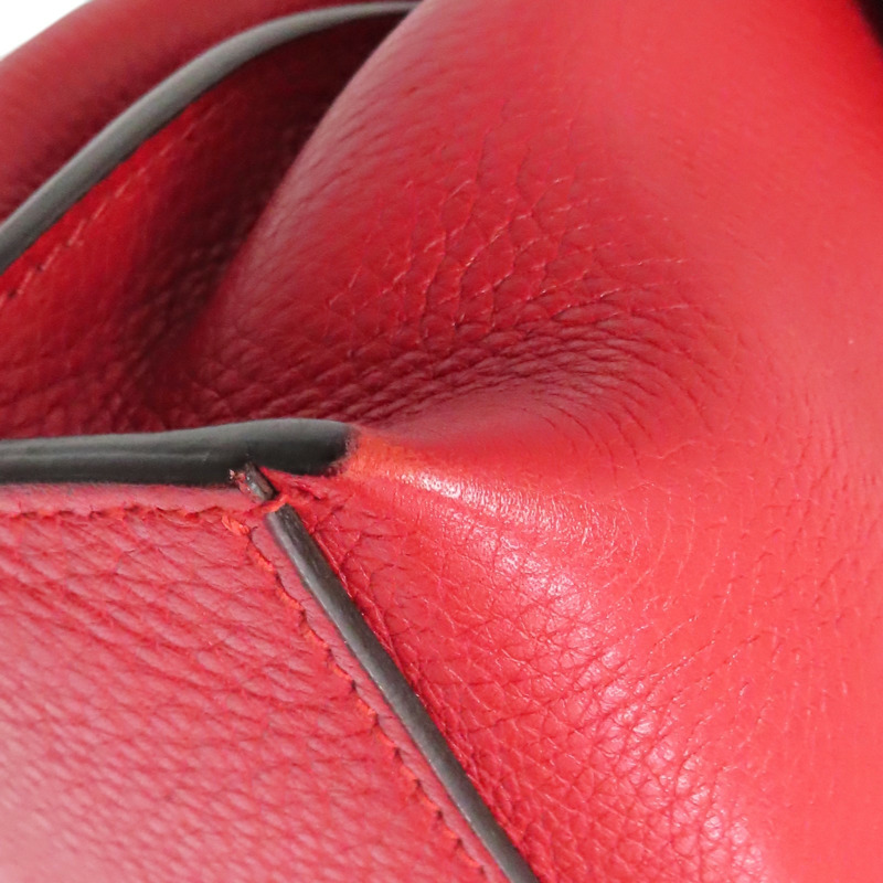 紅色 牛皮 Bamboo Daliy 兩用包【GUCCI 古馳】 370831-13