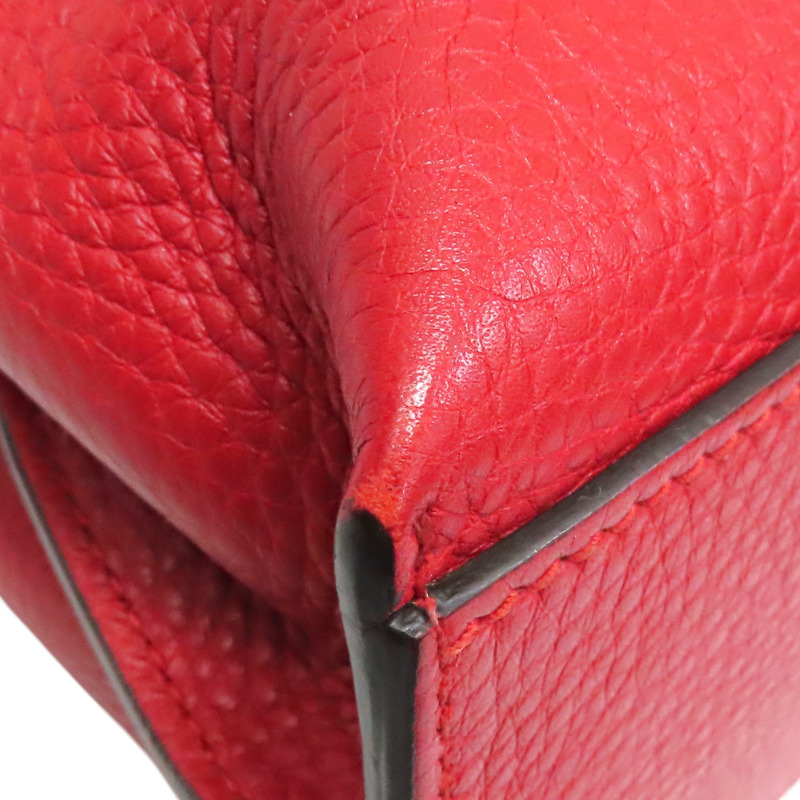 紅色 牛皮 Bamboo Daliy 兩用包【GUCCI 古馳】 370831-15