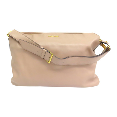 粉色 羊皮 肩背包【MIU MIU 繆繆】