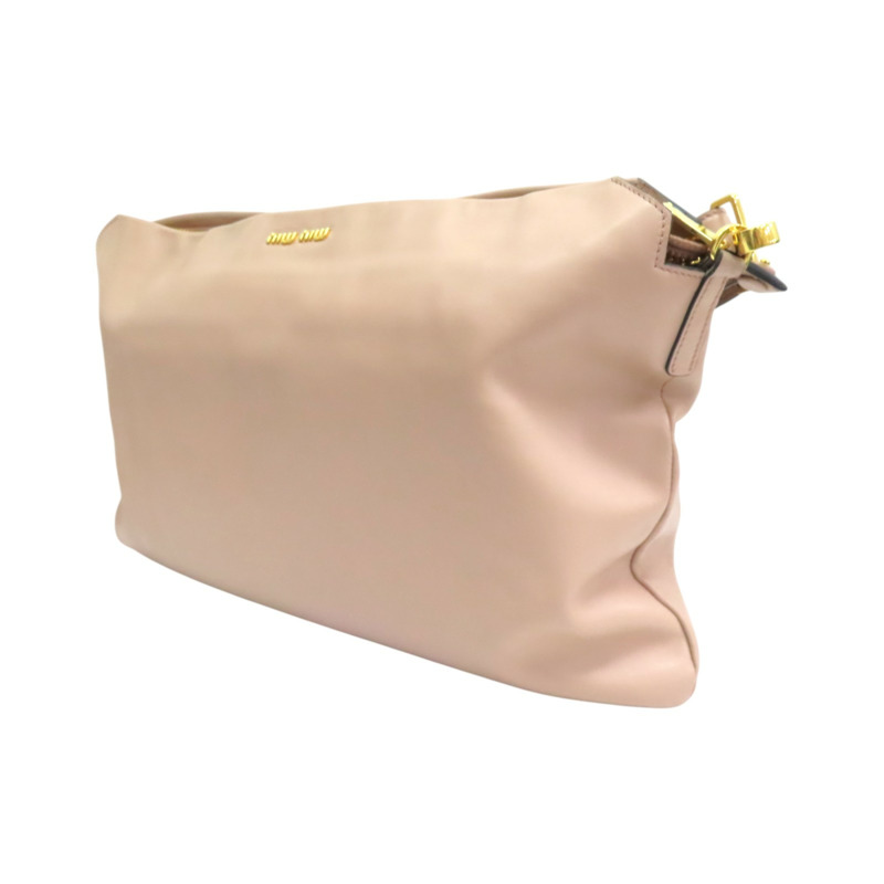 粉色 羊皮 肩背包【MIU MIU 繆繆】-2