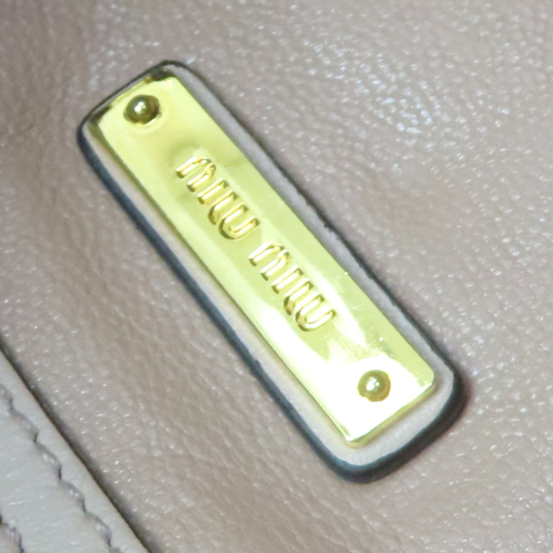 粉色 羊皮 肩背包【MIU MIU 繆繆】-7