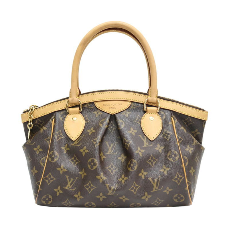 棕色 原花 帆布 Tivoli PM 手提包【LOUIS VUITTON LV 路易威登】 M40143-0