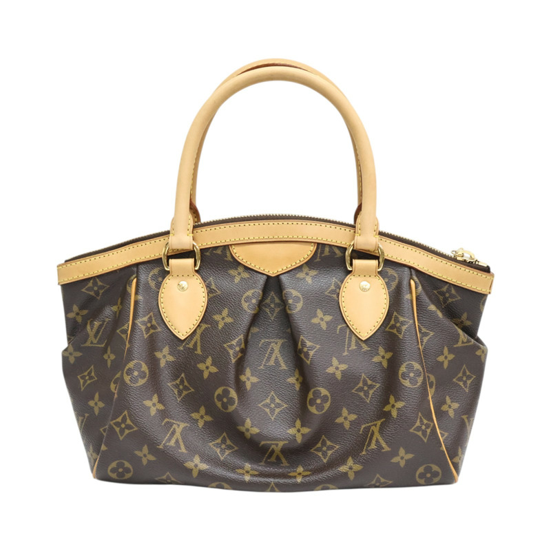 棕色 原花 帆布 Tivoli PM 手提包【LOUIS VUITTON LV 路易威登】 M40143-1