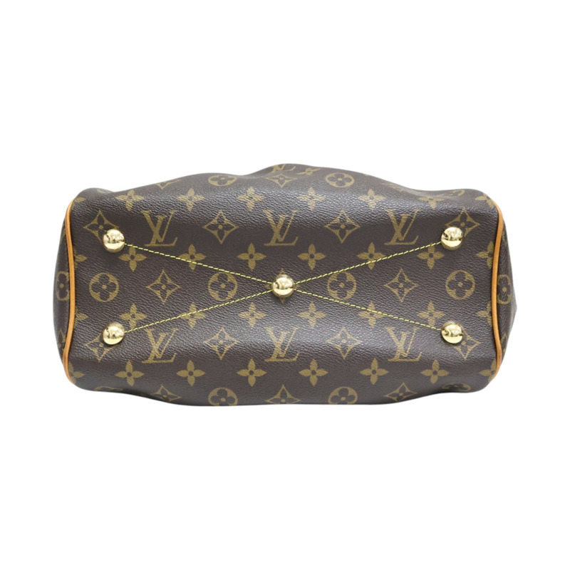 棕色 原花 帆布 Tivoli PM 手提包【LOUIS VUITTON LV 路易威登】 M40143-3
