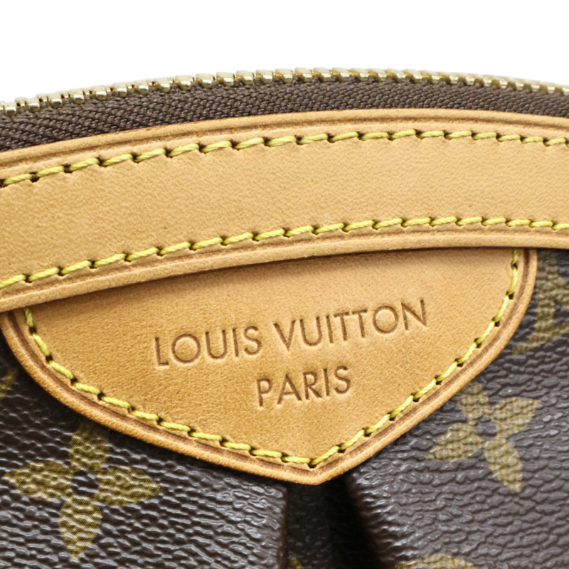 棕色 原花 帆布 Tivoli PM 手提包【LOUIS VUITTON LV 路易威登】 M40143-5