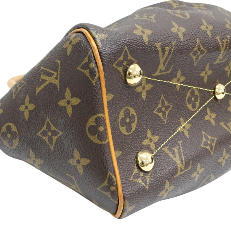 棕色 原花 帆布 Tivoli PM 手提包【LOUIS VUITTON LV 路易威登】 M40143-10