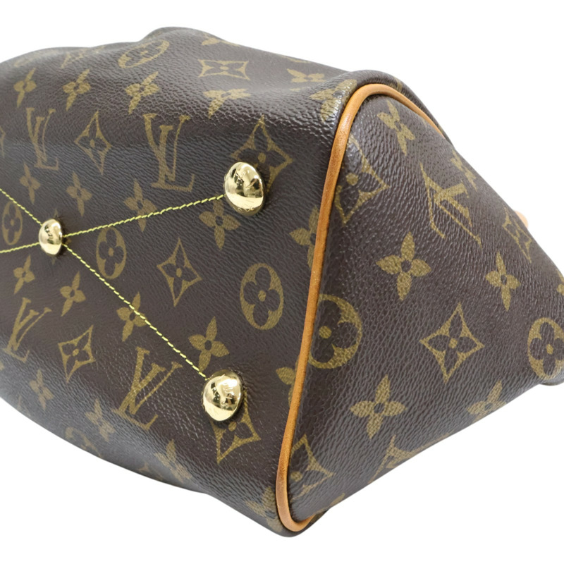棕色 原花 帆布 Tivoli PM 手提包【LOUIS VUITTON LV 路易威登】 M40143-11