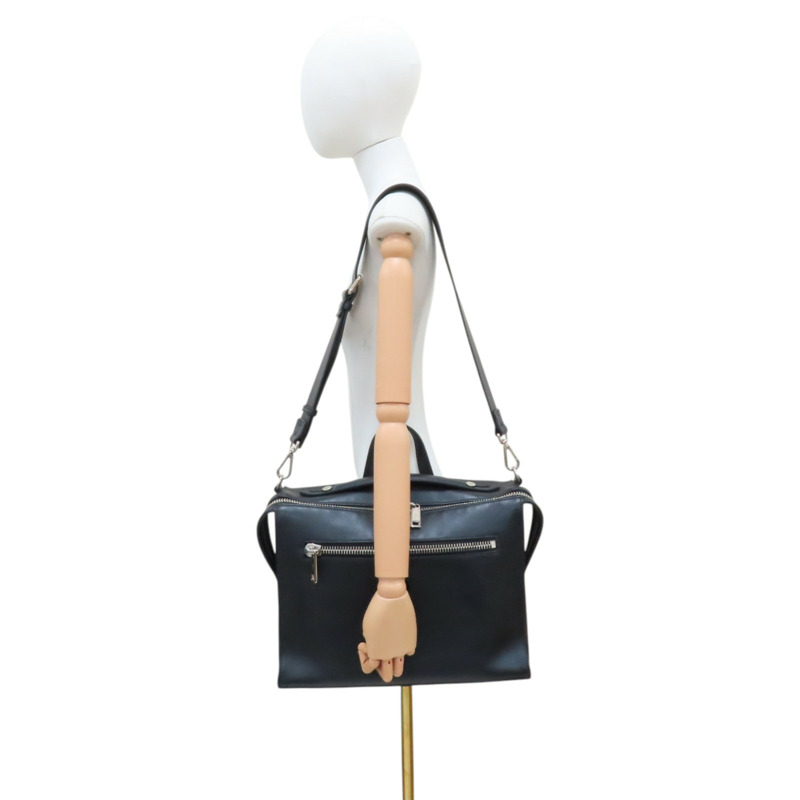 黑色 牛皮 Briefcase 兩用包【FENDI 芬迪】 7VA400-9